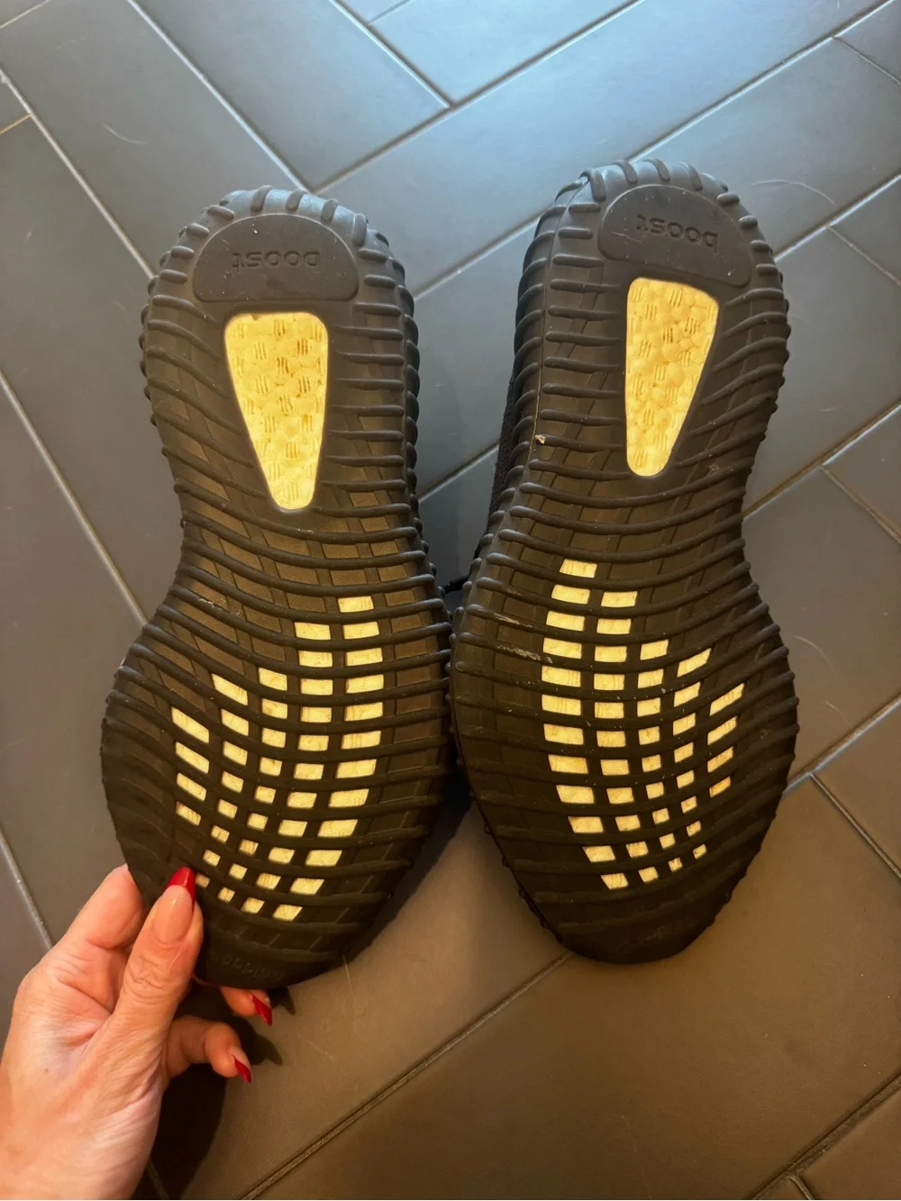 Yeezy Boost 350 V2 Triple Black Athletic Sneakers
